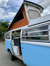 A VW T2 Classic campervan called Harvey and for hire in Witham, Essex