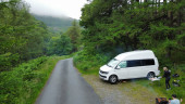 A VW T6 Campervan called Alpina and Going wild for hire 