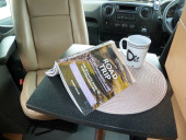 A Renault Campervan called Raquel and Passenger Swivel seat, great reading area for hire in Newcastle Upon Tyne, Northumberland