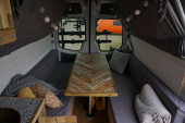 A VW Crafter Campervan called Chad and for hire 