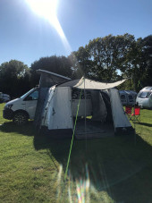 Awning available to hire separately