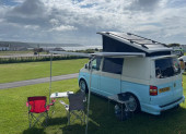 A VW T5 Campervan called Atlantis and for hire in Droitwich, Worcestershire
