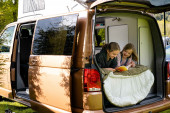 A VW T6 Campervan called Pebbles and for hire in Middlewich, Cheshire