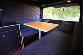 A VW T5 Campervan called Tangerine-Dream and for hire in Hove, West Sussex