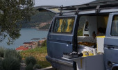 A VW T3 Campervan called Plavi and for hire in Ljubljana, 