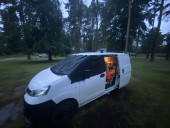 A Nissan Campervan called Smalls and for hire in , West Midlands
