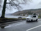 A VW T5 Campervan called Terri and for hire in Carnoustie, Dundee and Angus