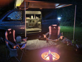 A  Campervan called Betsiebug and  for hire in , Warwickshire