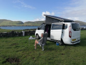 With a solar panel and the 200 Ah battery, you can stay off-grid and camp wild for many days.
