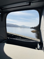 A VW T6 Campervan called JETT and Fully open view point for hire in Frodsham , Cheshire