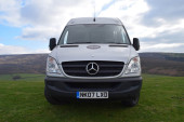 A Mercedes Sprinter Campervan called Hanky-1225 and  for hire in Cheshire, Cheshire