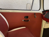 A VW T2 Classic Campervan called Ruby-Rose and New colour coded door panels for hire in Bideford, Devon