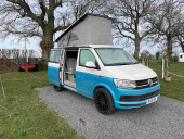 A VW T6 California Campervan called Vanelope and for hire 