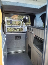 A Toyota Campervan called Silver-Shadow and for hire in Chesterfield, Derbyshire