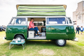 A VW T2 Classic Campervan called Wild-Monty and for hire in Colyford, Devon